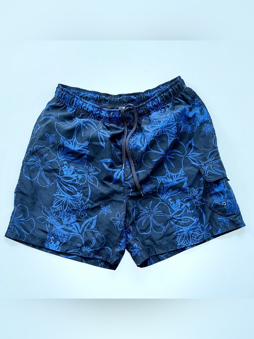 Vtg Mens Big Dogs Size Medium Swim Trunks